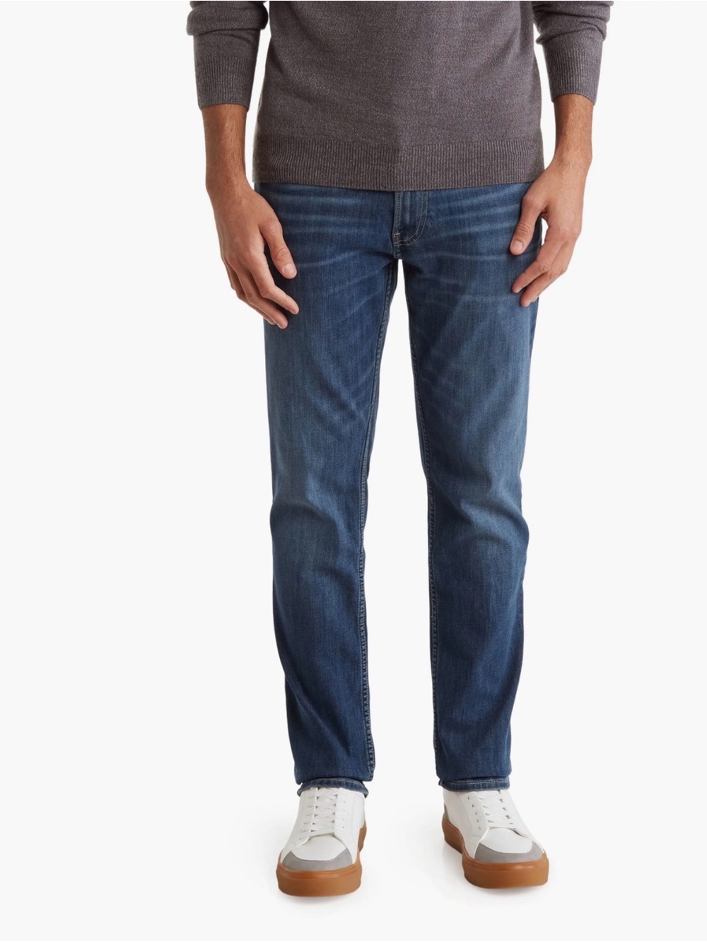 NWT Calvin Klein Jeans Slim Straight in Mid Blue Wash